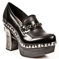Туфли NOMADA NEGRO, ITALI NEGRO, PLT.ZUECO NEG-ACE- T.AC New Rock M.Z001-C1 - маленькая картинка