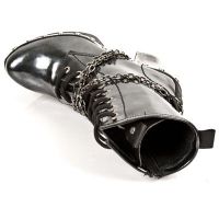 Ботинки CHAROL STUCO ACERO, ITALI NEGRO, P.ZUECO NEG-ACERO New Rock M.Z008-C1 - маленькая картинка