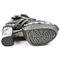 Ботинки NOMADA NEGRO, ITALI NEGRO, PLAT.ZUECO NEGRO-ACERO New Rock M.Z010-C1 - маленькая картинка