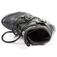 Ботинки NOMADA NEGRO, ITALI NEGRO, PLAT.ZUECO NEGRO-ACERO New Rock M.Z010-C1 - маленькая картинка