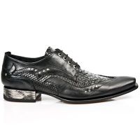 Туфли NOMADA NEGRO PITON NEGRO VIP1 NEGRO SUELA ACERO New Rock M.NW119-C1 - маленькая картинка