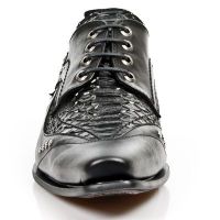 Туфли NOMADA NEGRO PITON NEGRO VIP1 NEGRO SUELA ACERO New Rock M.NW119-C1 - маленькая картинка