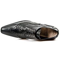 Туфли NOMADA NEGRO PITON NEGRO VIP1 NEGRO SUELA ACERO New Rock M.NW119-C1 - маленькая картинка
