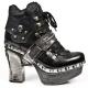 Ботинки NOMADA NEGRO, ITALI NEGRO, BOX PLANE, PLT. ZUECO A New Rock M.Z009-C1 - маленькая картинка