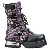  ITALI NEGRO PELO LEOPARDO LILA PLANING NEG NEW M3 - 