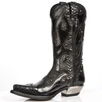 Сапоги PITON NEGRO NOMADA NEGRO WEST NEGRO ACE TACON ACER New Rock M.7952-C3 - маленькая картинка