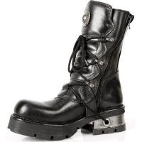 Сапоги ITALI NEGRO, NOMADA NEGRO, PLANING NEGRO M3 ACERO New Rock M.373-E5 - маленькая картинка