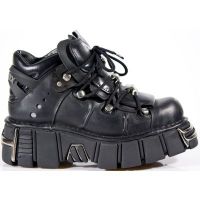 Ботинки ITALI NEGRO, NOMADA NEGRO,TOWER NEGRO ACERO New Rock M.106-E2 - маленькая картинка