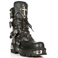 Сапоги ITALI NEGRO, BUFALO NEGRO, NEW REACTOR ORIFICIO New Rock M.1032-S1 - маленькая картинка