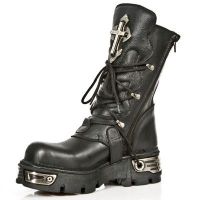 Сапоги ITALI NEGRO, BUFALO NEGRO, NEW REACTOR ORIFICIO New Rock M.1032-S1 - маленькая картинка