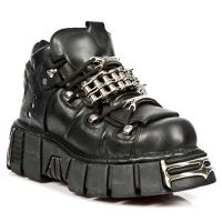 Ботинки ITALI NEGRO, NOMADA NEGRO, TOWER NEGRO ACERO New Rock M.1035-S1 - маленькая картинка