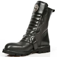 Ботинки ITALI NEGRO, NOMADA NEGRO, PLANING NEGRO SIN New Rock M.1471-S1 - маленькая картинка