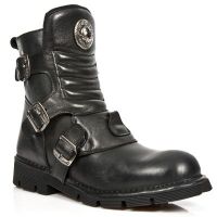 Ботинки ITALI NEGRO, NOMADA NEGRO, PLANING NEGRO SIN New Rock M.1472-S1 - маленькая картинка