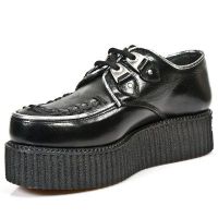 Ботинки NOMADA NEGRO, ITALI NEGRO, BOX PLANE, CREEPERS NEG New Rock M.2415-S1 - маленькая картинка