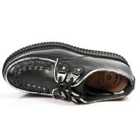 Ботинки NOMADA NEGRO, ITALI NEGRO, BOX PLANE, CREEPERS NEG New Rock M.2415-S1 - маленькая картинка