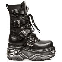 Ботинки ITALI NEGRO, NOMADA NEGRO, TURBO TOBERAS ORIF New Rock M.373-S11 - маленькая картинка