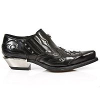Ботинки NOMADA NEGRO, WEST NEGRO-ACERO TACON ACERO New Rock M.7951-S1 - маленькая картинка