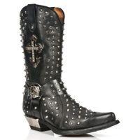 Сапоги M.7954-R1 ANTIK NEGRO ITALI NEGRO WEST NEGRO ACERO TACON ACE New Rock M.7954-R1 - маленькая картинка
