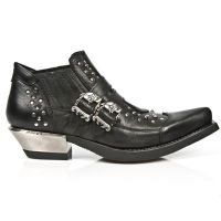  NOMADA NEGRO ITALI NEGRO WEST NEGRO ACERO TACON AC New Rock M.7956-S1 -  