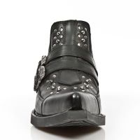  NOMADA NEGRO ITALI NEGRO WEST NEGRO ACERO TACON AC New Rock M.7956-S1 -  