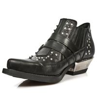  NOMADA NEGRO ITALI NEGRO WEST NEGRO ACERO TACON AC New Rock M.7956-S1 -  