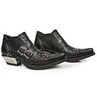  NOMADA NEGRO ITALI NEGRO WEST NEGRO ACERO TACON AC New Rock M.7956-S1 -  