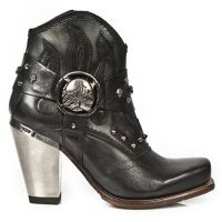  M.7975-S1 NOMADA NEGRO PULIK ACERO SUELA SPAY MIEL TACON BUL - 