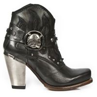  M.7975-S1 NOMADA NEGRO PULIK ACERO SUELA SPAY MIEL TACON BUL New Rock M.7975-S1 -  