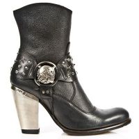  BUFALO NEGRO, SUELA SPAY T.BULL ACERO New Rock M.7988-S5 -  