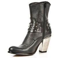  BUFALO NEGRO, SUELA SPAY T.BULL ACERO New Rock M.7988-S5 -  