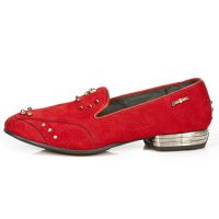 Туфли M.8413-R2 VELOUR ROJO ITALI NEGRO TPU NEGRO SNOB T ACERO New Rock M.8413-R2 - маленькая картинка
