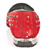 Туфли VELOUR ROJO, VIVO NEGRO, TPU NEGRO T. ACERO New Rock M.8416-S2 - маленькая картинка