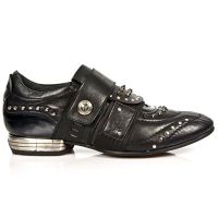 Ботинки NOMADA NEGRO CHAROL STUCO NEGRO ITALI NEGRO New Rock M.8421-S1 - маленькая картинка