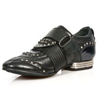 Ботинки NOMADA NEGRO CHAROL STUCO NEGRO ITALI NEGRO New Rock M.8421-S1 - маленькая картинка