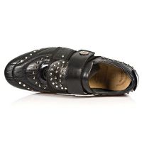 Ботинки NOMADA NEGRO CHAROL STUCO NEGRO ITALI NEGRO New Rock M.8421-S1 - маленькая картинка