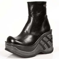 Ботинки NOMADA NEGRO, CUÑA SPORT NEGRA New Rock M.9916-S10 - маленькая картинка