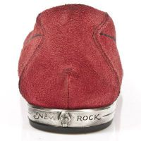 Балетки M.BL004-R6 VELOUR ROJO TPU NEGRO BAILARINAS TACON BL New Rock M.BL004-R6 - маленькая картинка