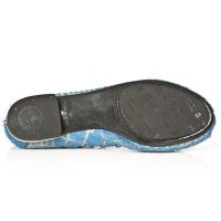 Балетки M.BL006-R2 PELO COCO AZUL PIEL VIVO NEGRO TPU NEGRO BAILARIN New Rock M.BL006-R2 - маленькая картинка