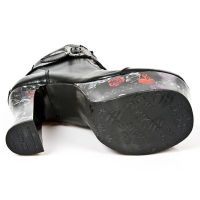 Ботильоны M.DK001-C110 NOMADA NEGRO, PLATAF. DARK PIN UP-1 New Rock M.DK001-C110 - маленькая картинка