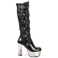 Сапоги M.DK012-S1 ITALI NEGRO, NOMADA NEGRO, DARK METAL TACON ACERO New Rock M.DK012-S1 - маленькая картинка