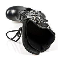 Сапоги M.DK012-S1 ITALI NEGRO, NOMADA NEGRO, DARK METAL TACON ACERO New Rock M.DK012-S1 - маленькая картинка
