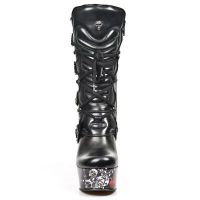 Сапоги M.DK021-C10 NOMADA NEGRO PL DARK PIN-UP1 New Rock M.DK021-C10 - маленькая картинка