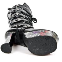 Сапоги M.DK022-C10 NOMADA NEGRO PL DARK PIN-UP1 New Rock M.DK022-C10 - маленькая картинка