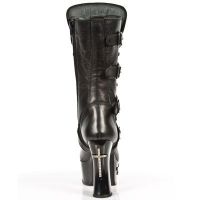 Сапоги M.DK025-S1 NOMADA NEGRO, PLATF NEGRO DARK T. CRUZ NEGRO New Rock M.DK025-S1 - маленькая картинка