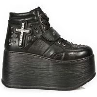 Ботинки M.ET011-S1 NOMADA NEGRO ITALI NEGRO PISO MARTE NEGRO PU New Rock M.ET011-S1 - маленькая картинка