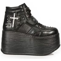 Ботинки M.ET011-S1 NOMADA NEGRO ITALI NEGRO PISO MARTE NEGRO PU New Rock M.ET011-S1 - маленькая картинка