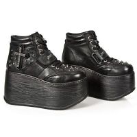 Ботинки M.ET011-S1 NOMADA NEGRO ITALI NEGRO PISO MARTE NEGRO PU New Rock M.ET011-S1 - маленькая картинка