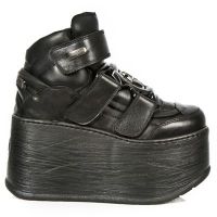 Ботинки ET013-S1 NOMADA NEGRO E ITALI NEGRO MARTE NEGRO New Rock ET013-S1 - маленькая картинка