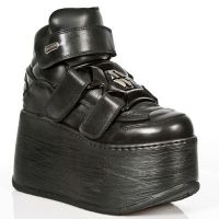 Ботинки ET013-S1 NOMADA NEGRO E ITALI NEGRO MARTE NEGRO New Rock ET013-S1 - маленькая картинка