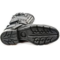 Сапоги BUFALO NEGRO ENCOGIDO MOTOROCK NEGRO TACON ACERO New Rock M.MR020-S1 - маленькая картинка
